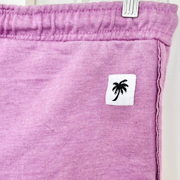 Pop Surf Kauai Hawai'i Terry Knit Purple Athleisure Lounge Shortie Shorts Sz M - Picture 5 of 6
